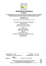 OFG Certificate 2023