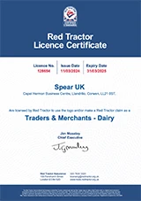 Red Tractor Certificate